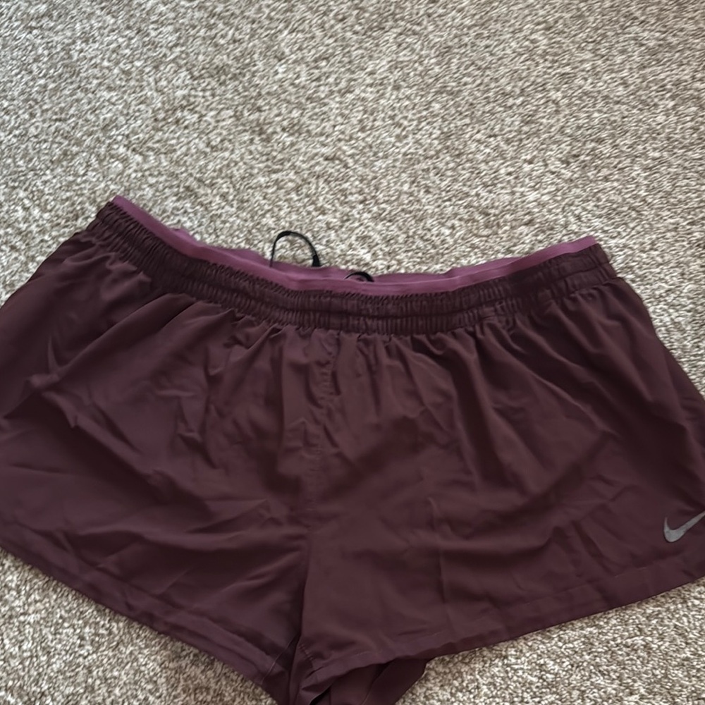 Nike Women's Burgundy Running Shorts